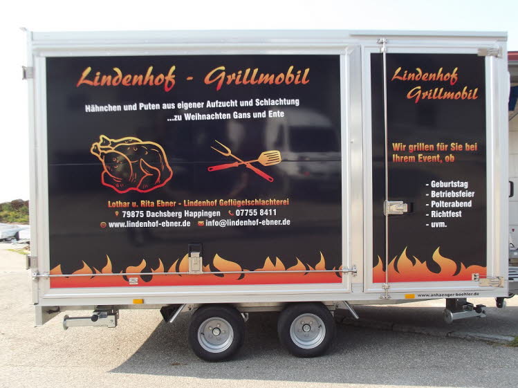 Knig Koffer Anhaenger Boehler mit Khlfach und Hnchengrill(10)